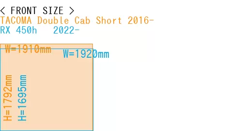 #TACOMA Double Cab Short 2016- + RX 450h + 2022-